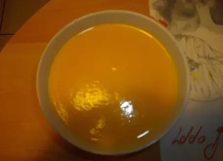 Soupe carotte, potiron, coco
