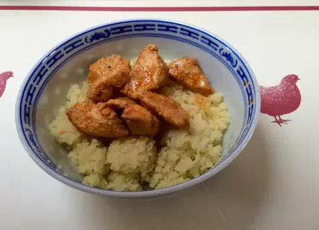 Poulet mariné au paprika et citron