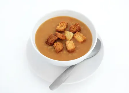 Soupe de lentilles jaunes