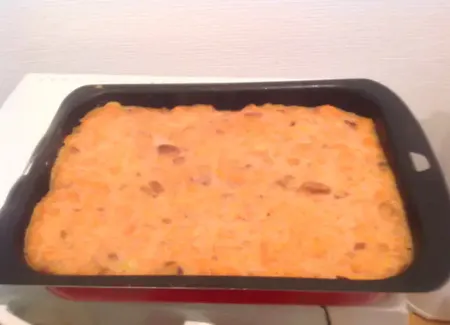 Parmentier de canard à la courge et aux châtaignes