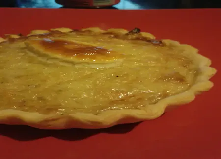 Tarte aux oignons rapide
