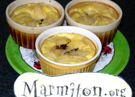 Clafoutis aux poires et au chocolat