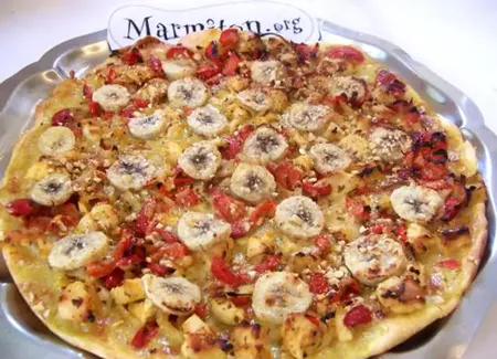 Pizza africaine