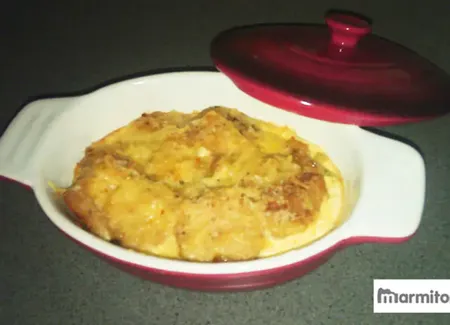 Gratin de boudin blanc aux pommes de terre
