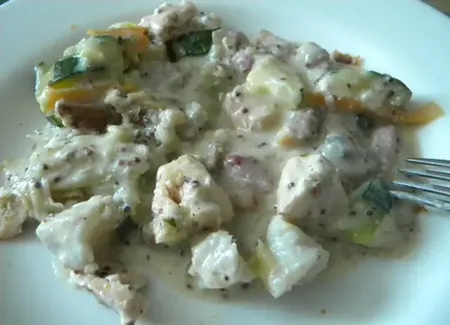 Blanquette de saumon rapide