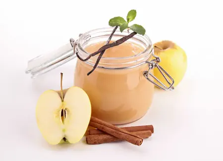 Compote de pomme à la vanille