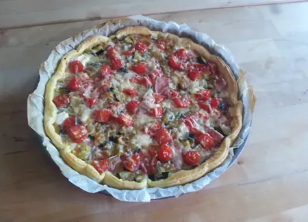 Tarte façon ratatouille