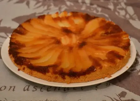 Gâteau aux poires façon tatin