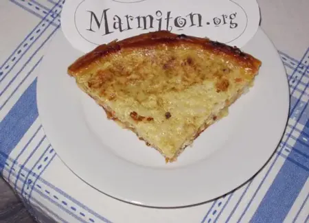 Quiche au lait de coco crabe et crevette