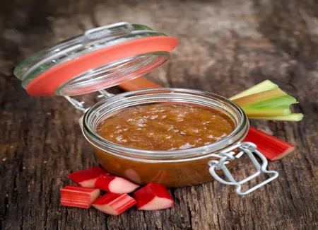 Confiture de rhubarbe