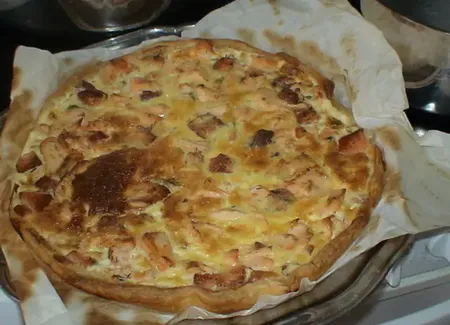 Tarte au saumon facile
