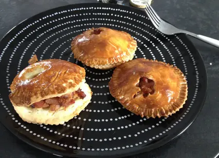 Chausson chèvre et lardons de pac