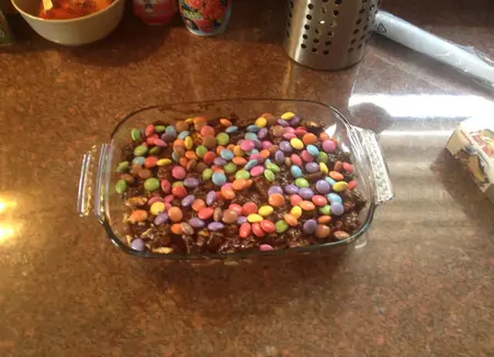 Gâteau choco-smarties