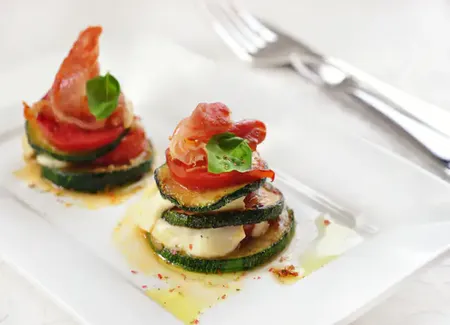 Courgettes à la mozzarella (à la poêle)
