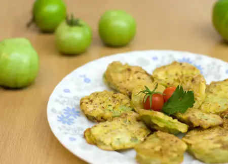 Beignets de tomates vertes