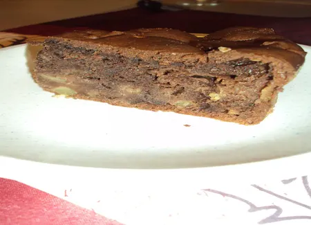 Gâteau aux pommes, mascarpone et cacao