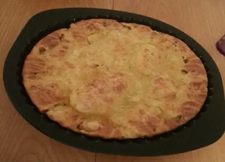 Clafoutis au poulet et aux brocolis