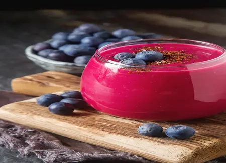 Smoothie fruits rouges