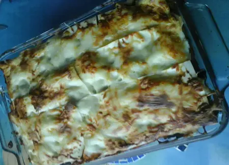 Lasagnes de blettes au curry de thon