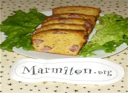 Cake salé à la saucisse de morteau (franche-comté)