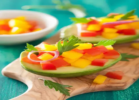 Avocats farcis d'un soir d'été