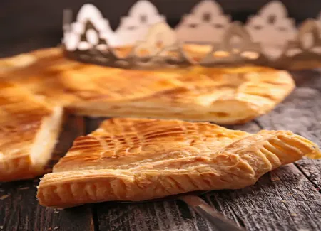 Galette des rois à la frangipane de noisette