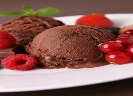 Sorbet au chocolat