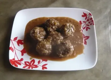 Boulettes sauce lapin (belgique)