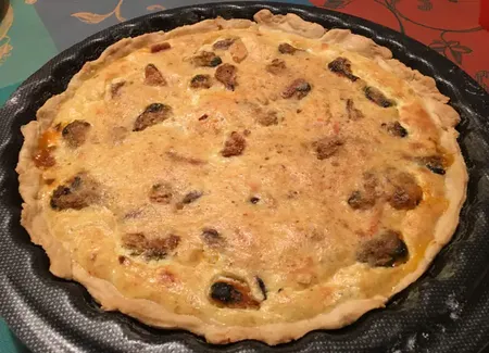Tarte légère aux fruits de mer