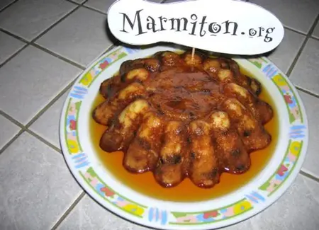Gâteau de semoule rhum raisins
