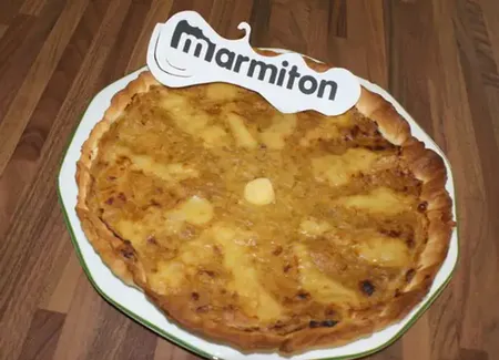 Tarte fondante aux poireaux
