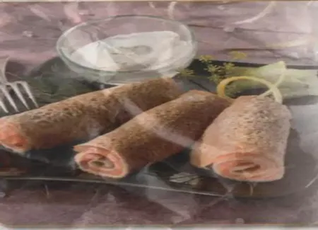 Saumon fumé en crêpes nordiques