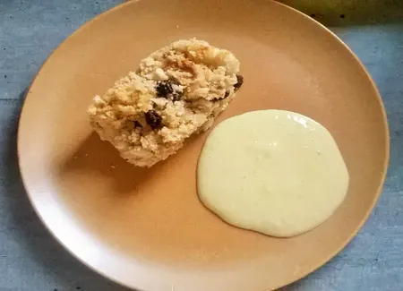 Pudding traditionnel rhum raisins