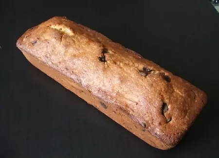Quatre-quarts aux pépites de chocolat et à l'orange