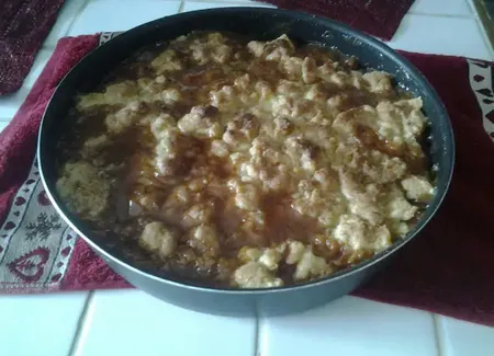 Crumble aux pommes façon bretagne