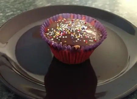 Cupcakes à la noisette fourrés au nutella
