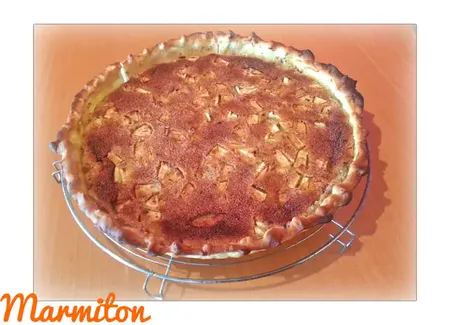 Gâteau pomme-rhubarbe