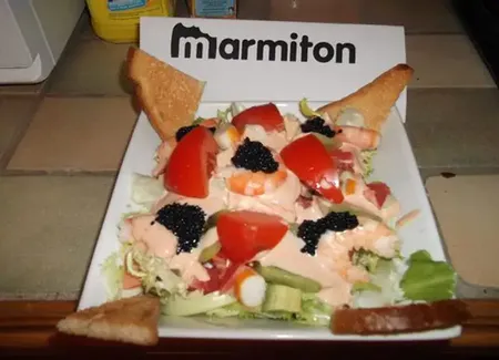 Salade de crevettes sauce cocktail