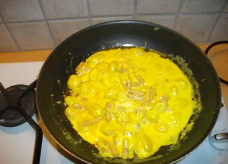 Gnocchis aux lardons et au roquefort