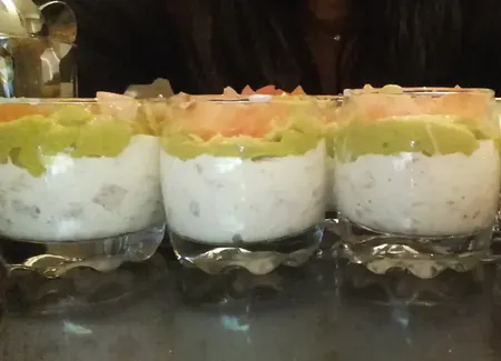 Verrine de saumon facile