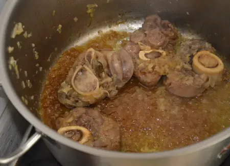 Jarrets de veau à la dioise
