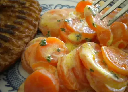 Carottes et potiron au lait de coco