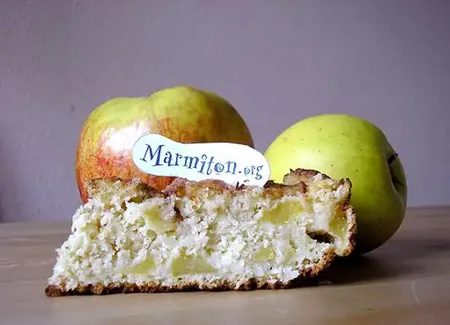 Délice aux pommes et noix de coco