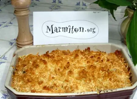 Crumble croustillant tomates courgettes