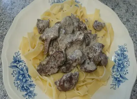 Rognons de porc à la crème