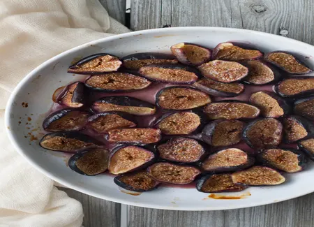 Figues rôties à l'huile d'olive et au miel