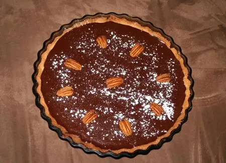Tarte au chocolat et aux noix de pécan
