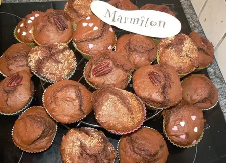 Muffins aux petits suisses et au chocolat