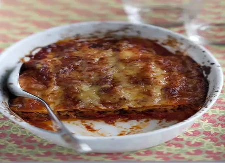 Cannelloni à la florentine ( épinards et viande )