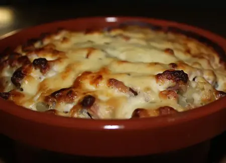 Gratin de pommes de terre au roquefort